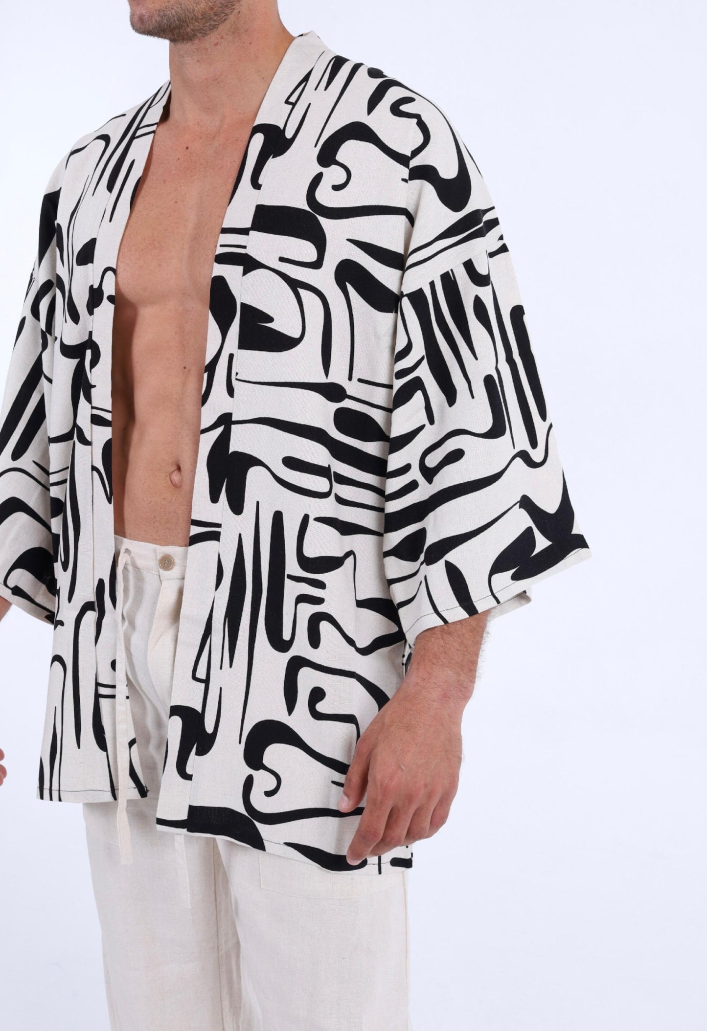 Linen kimono