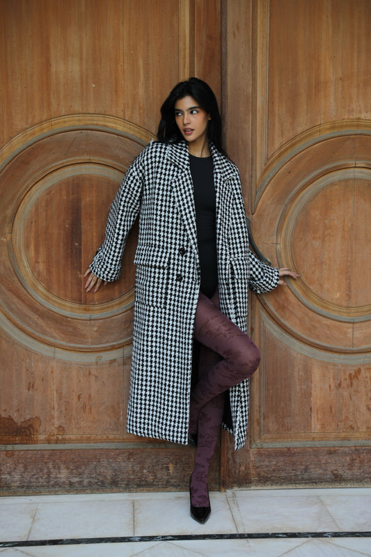 The silverline Tweed Coat