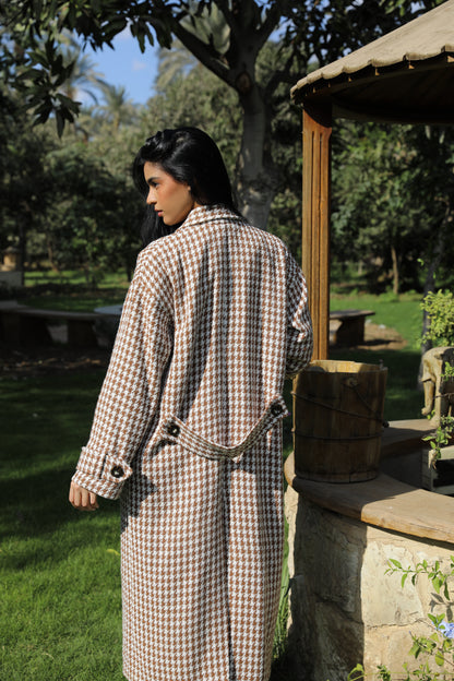 The Classic Houndstooth Coat