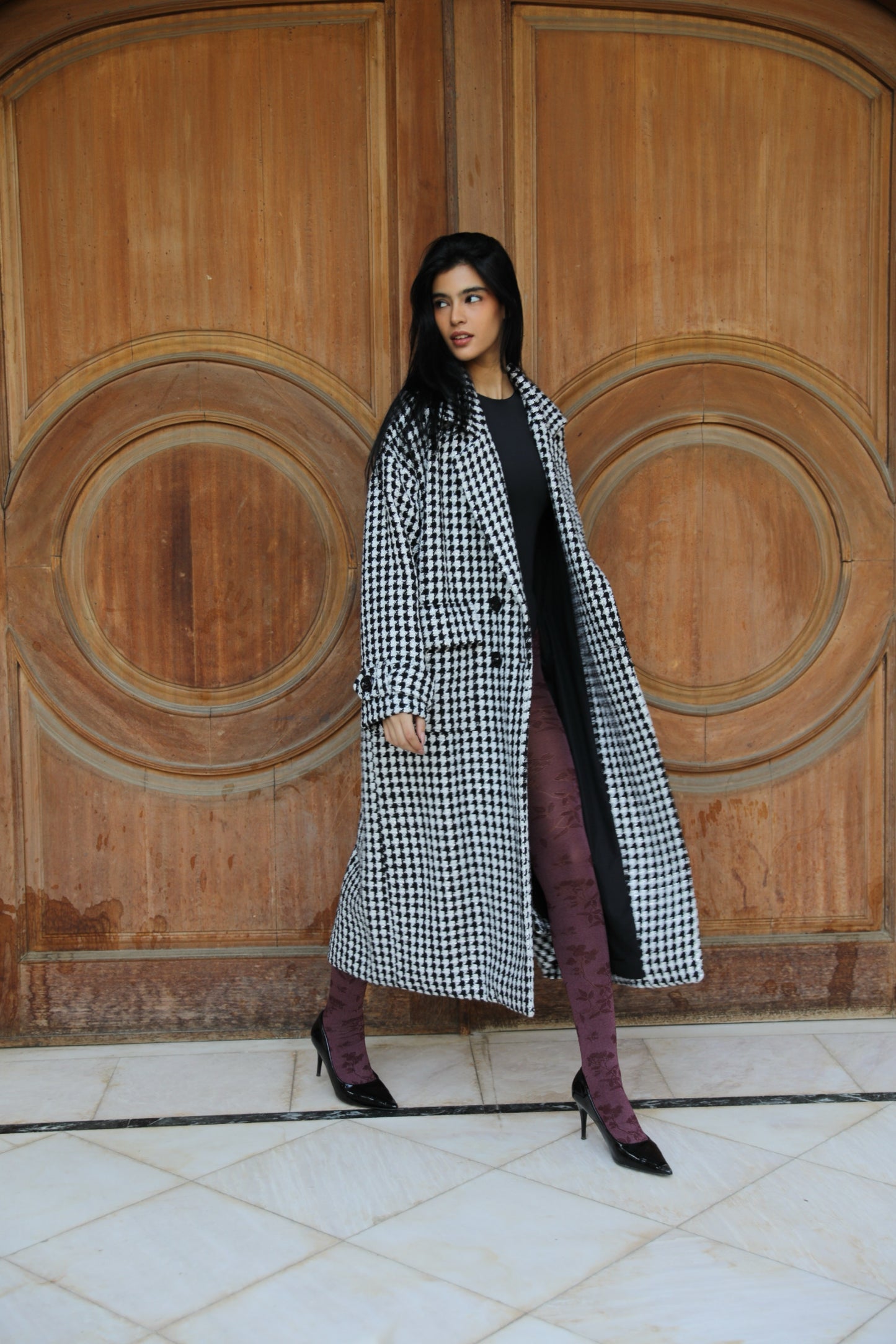 The silverline Tweed Coat