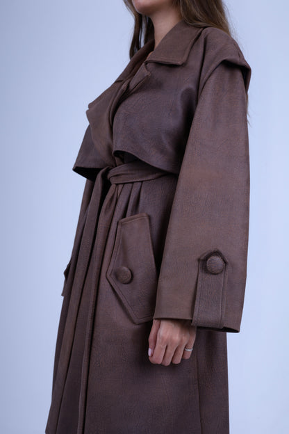 The Soft Suede Coat