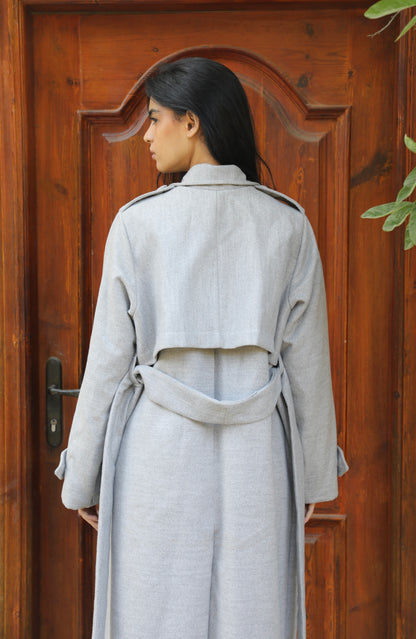 The Oversized Wool Double-Breasted Coat