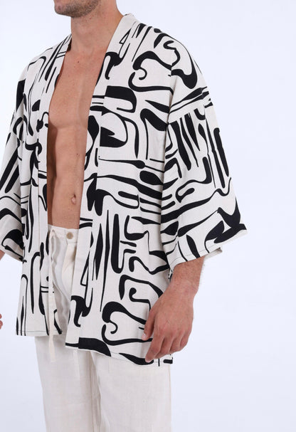 Linen kimono